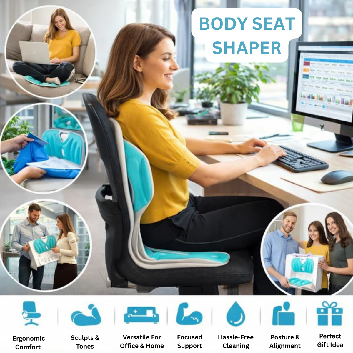 Posture Corrector Seat Cushion