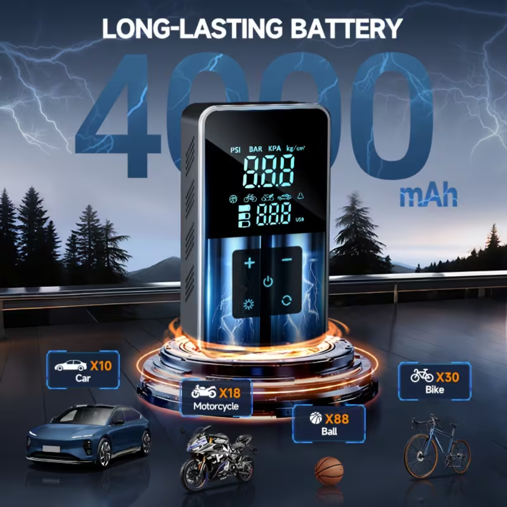 Multi-Purpose Digital Air Compressor
