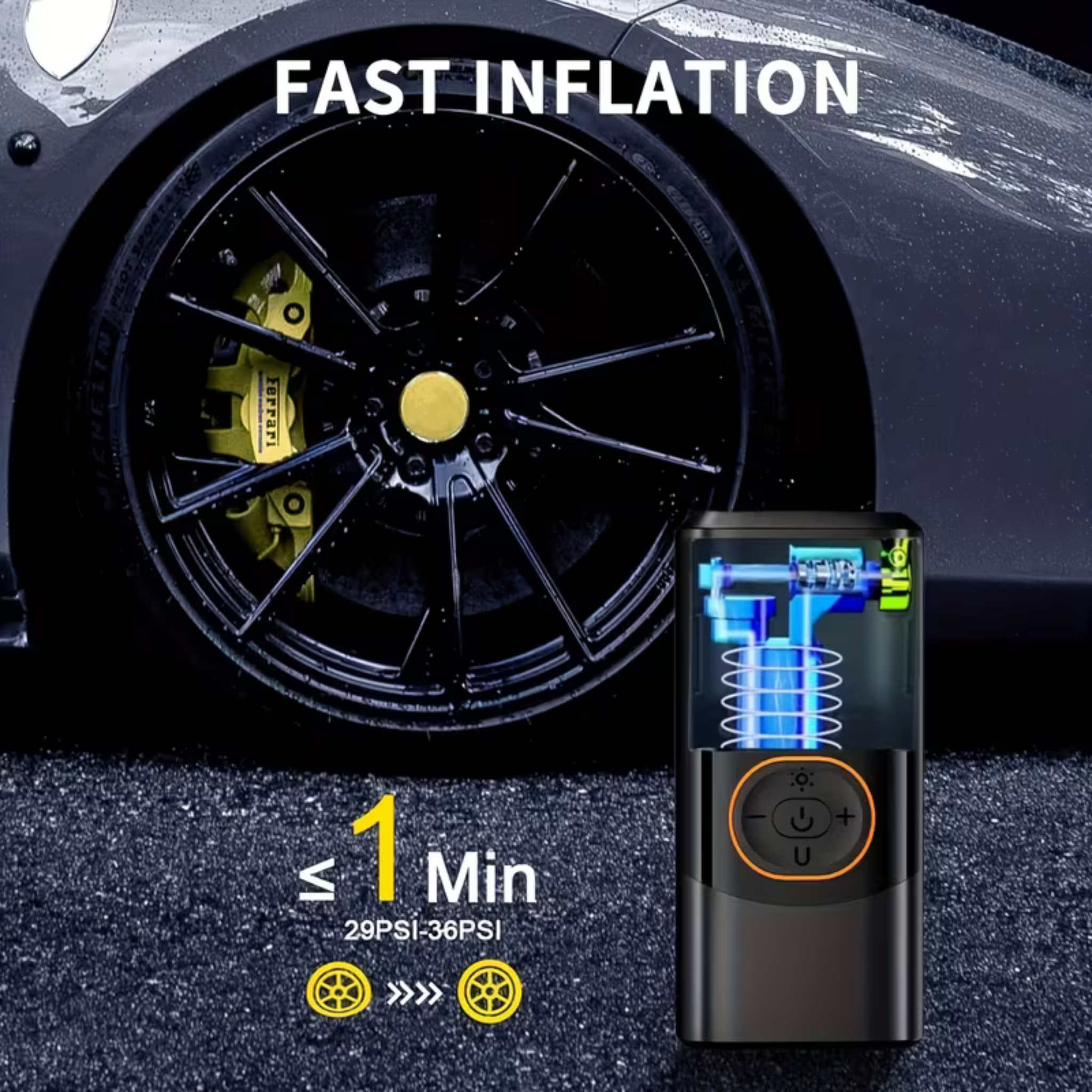 Tire Inflator Air Compressor