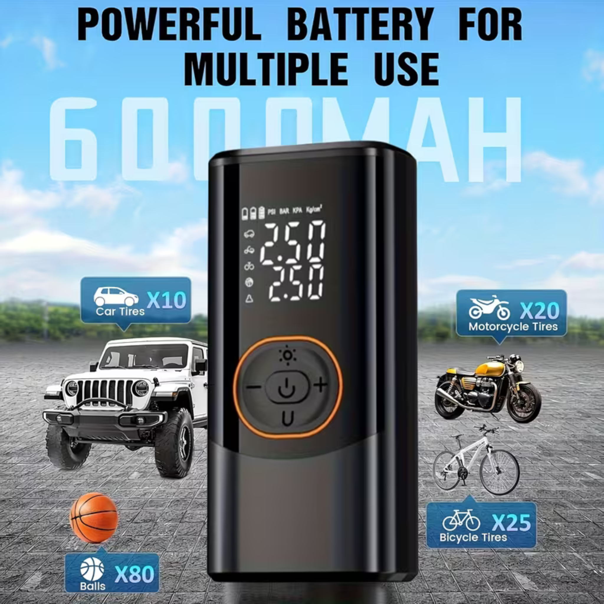 Tire Inflator Air Compressor