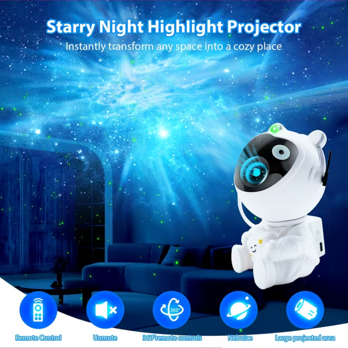 Galaxy Astronaut Projector