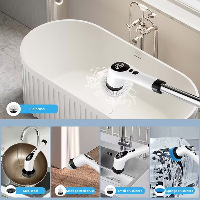 9-in-1 Electric Spin Scrubber