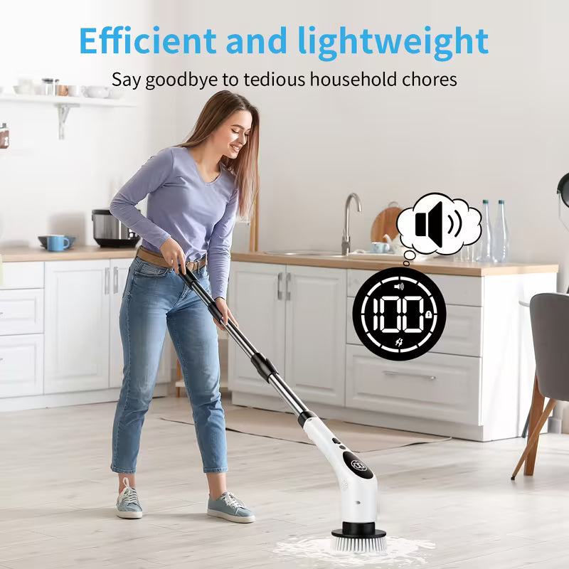 9-in-1 Electric Spin Scrubber